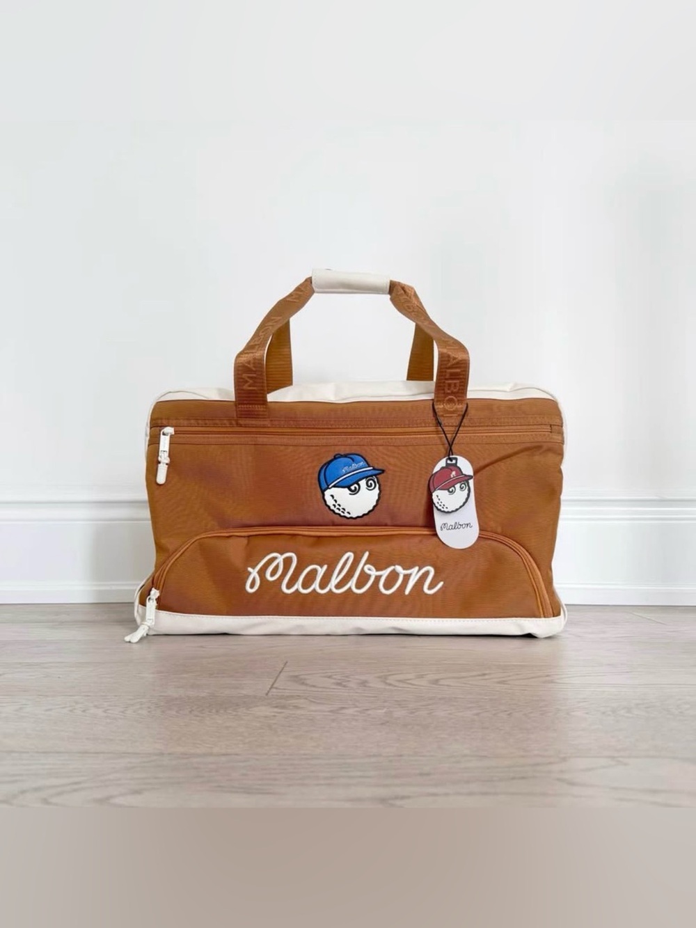 Malbon Golf Duffel Bag | Brown | Brand New